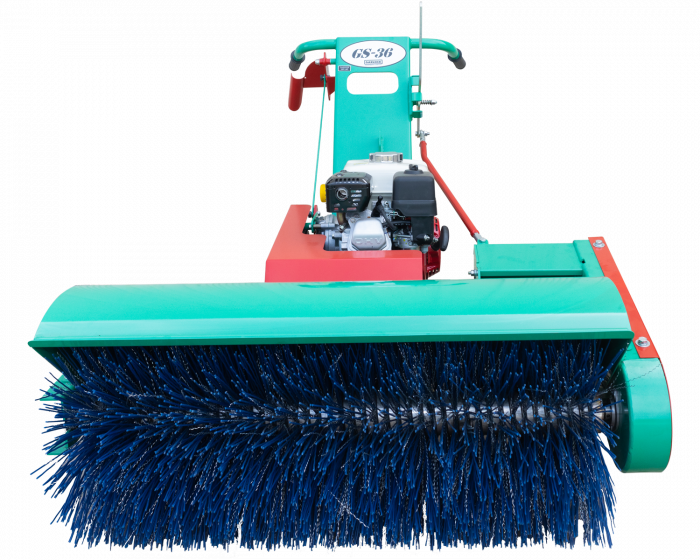 36” Wide Path Power Broom with Poly/Steel Broom Atlantic Equipment