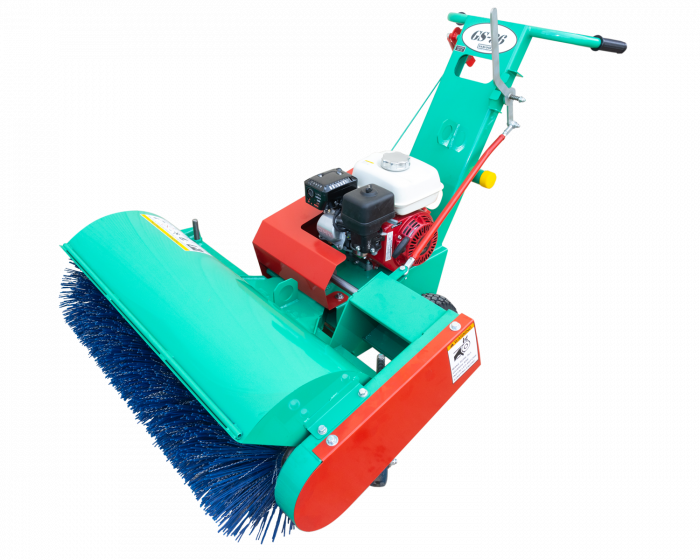 36” Wide Path Power Broom with Poly/Steel Broom Atlantic Equipment