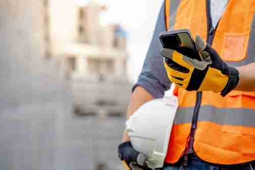 construction reflective orange vests to protect from accidents and injuries